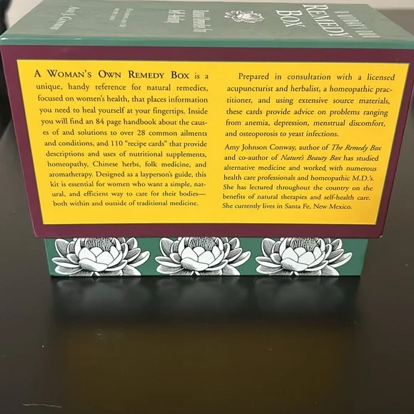 A Woman's Own Remedy Box by - Green and Purple - Picture 3 of 4